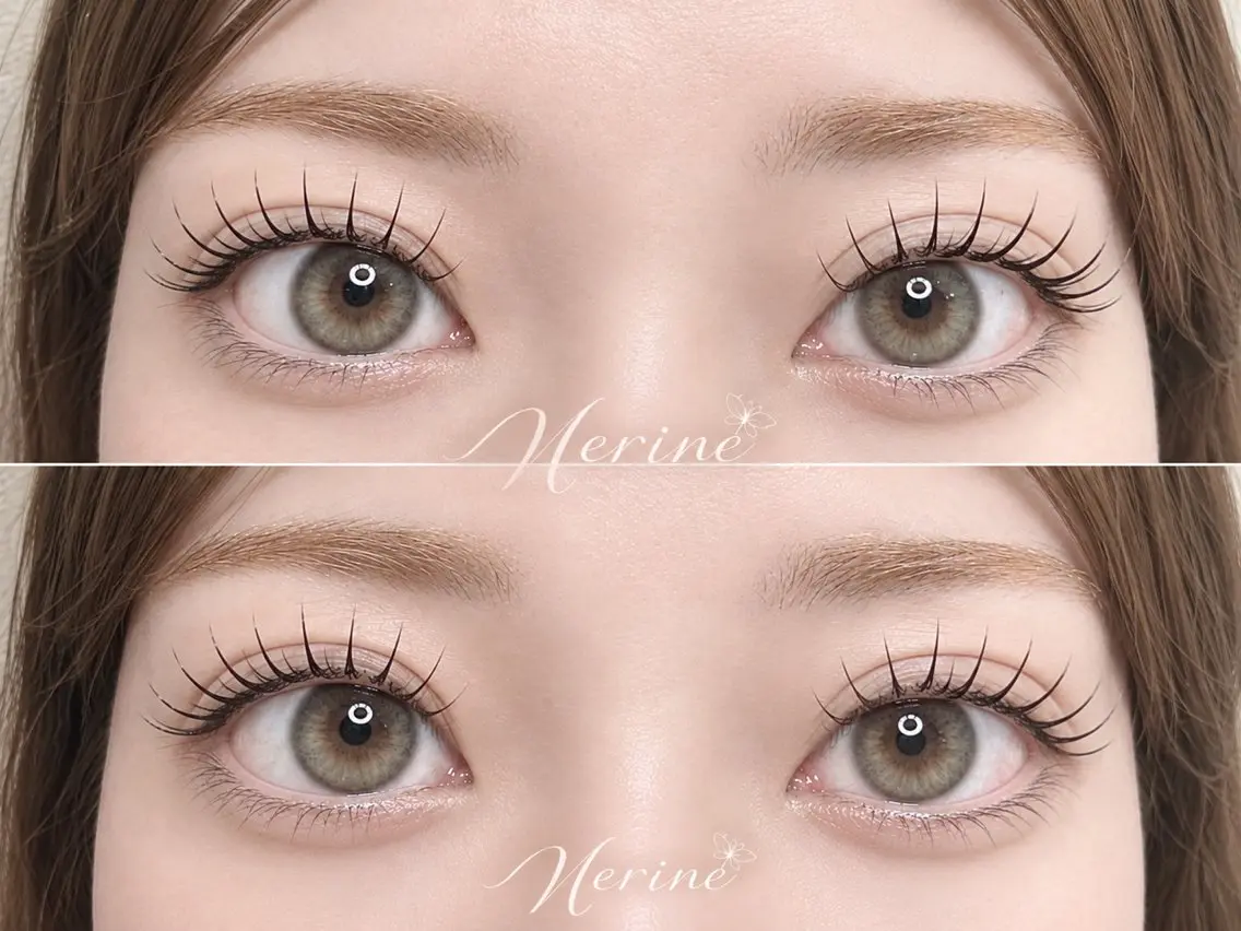 マツエク・マツパ 束感まつ毛 フラットラッシュ Nerine ネリネのマツエク・マツパデザイン