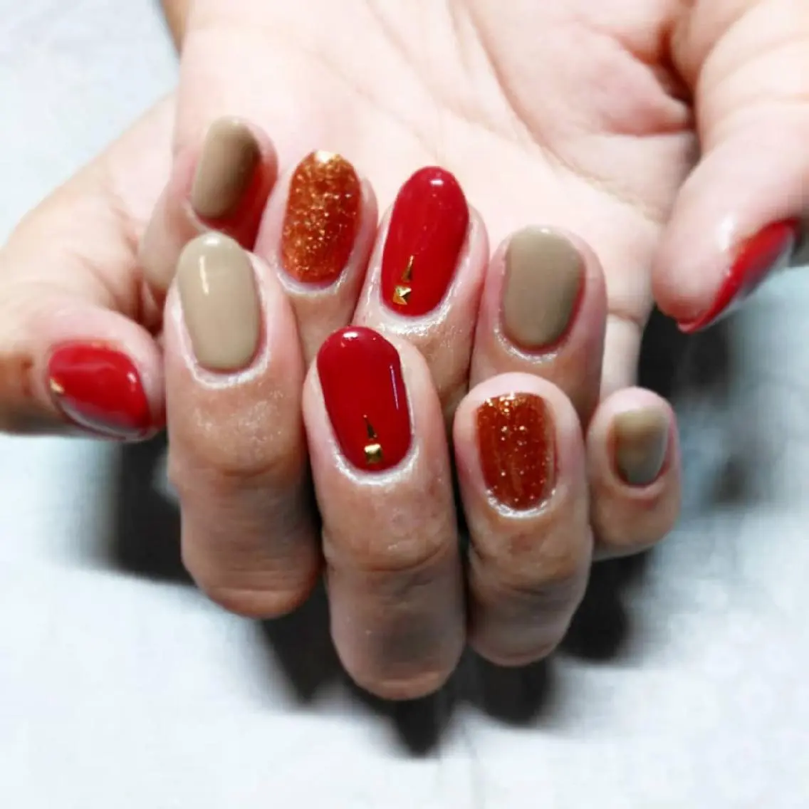 ネイル グラデーション ワンカラーネイル lylynail YUUKAのネイルデザイン