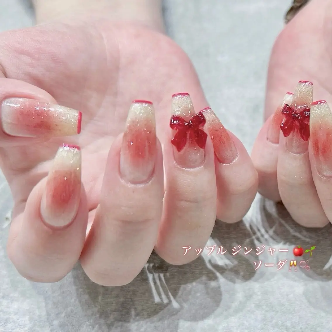 🎀"純欲モテ"チークネイル『オフあり』の写真