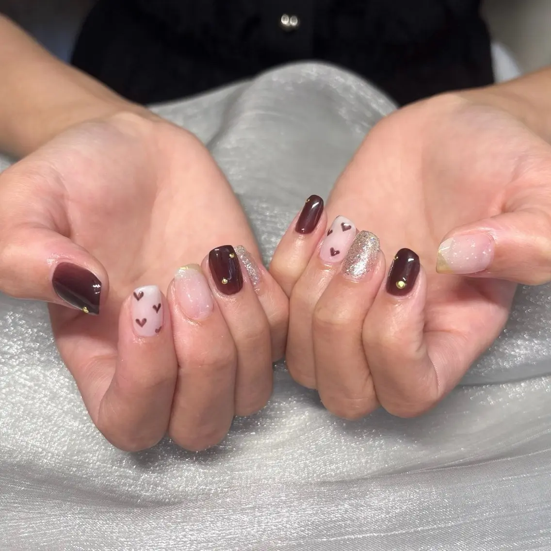 ミディアム ハンドネイル Rr Nailのネイルデザイン