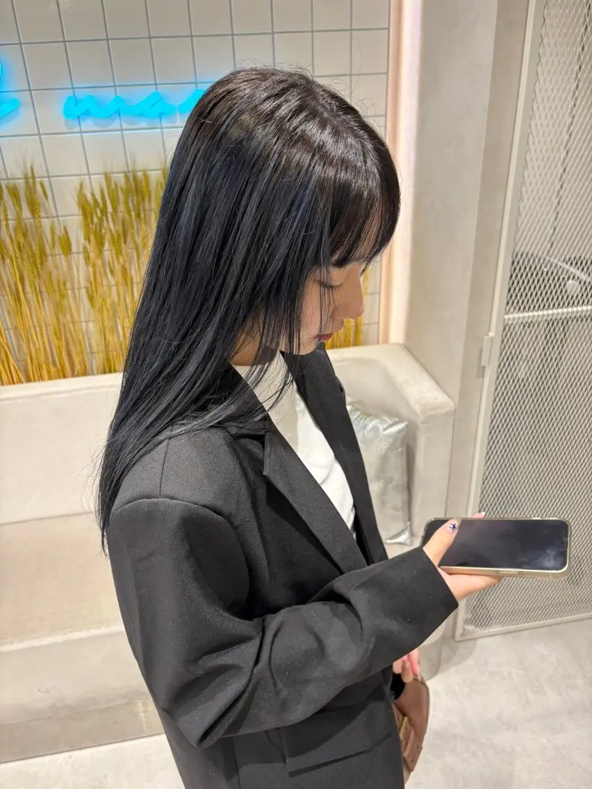 ロング 韓国風ヘア レイヤーカット Yuta✂︎ 韓国レイヤー🪽のヘアスタイル