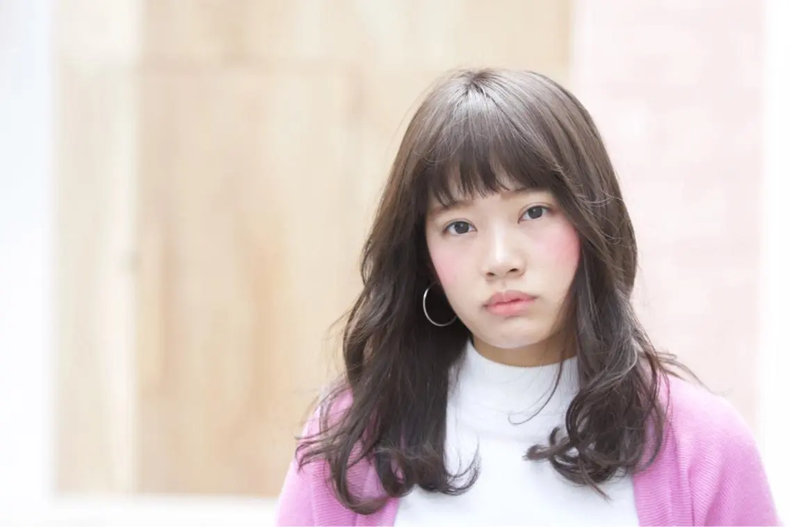 セミロング ロング カラー パーマ yoshi ☆のヘアスタイル