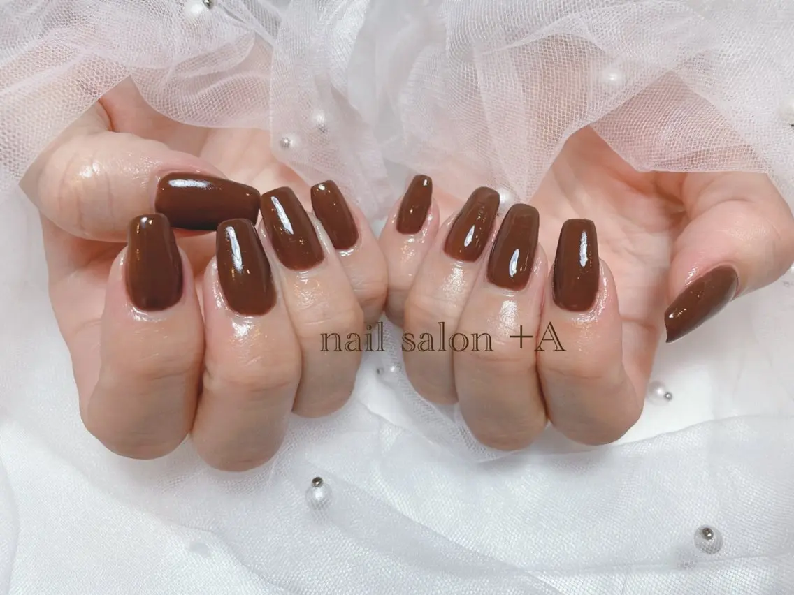 セミロング ハンドネイル Nail Salon +Aのネイルデザイン