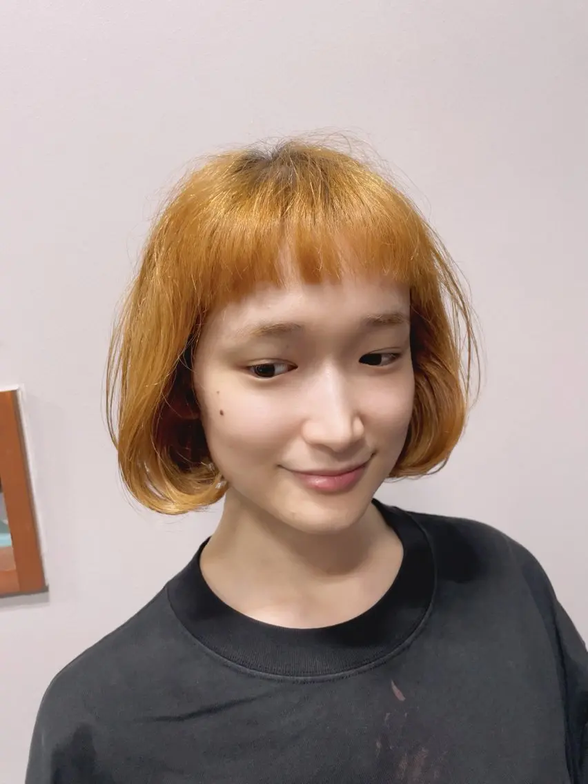 ショート ボブ 岡薗 寛之のヘアスタイル