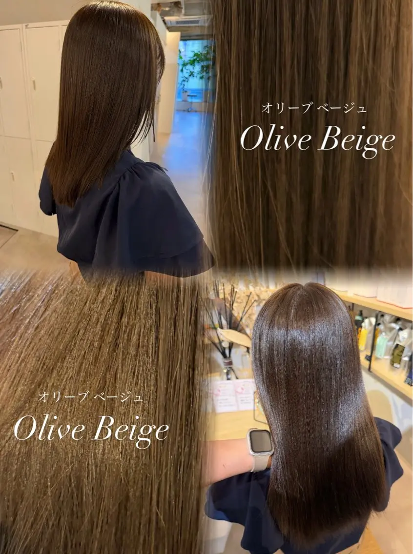 セミロング カット ヘアカラー 縮毛矯正/艶カラー 京都四条烏丸/ことみのヘアスタイル