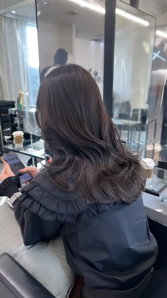 セミロング レイヤーカット 似合わせcut/ 艶カラー/Rinaのヘアスタイル