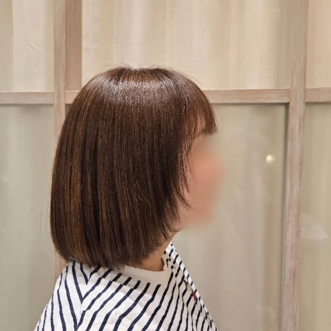 ショート ボブレイヤー ボブ 顔まわりレイヤー 顔周りカット レイヤーカット 小峯 瑞貴のヘアスタイル