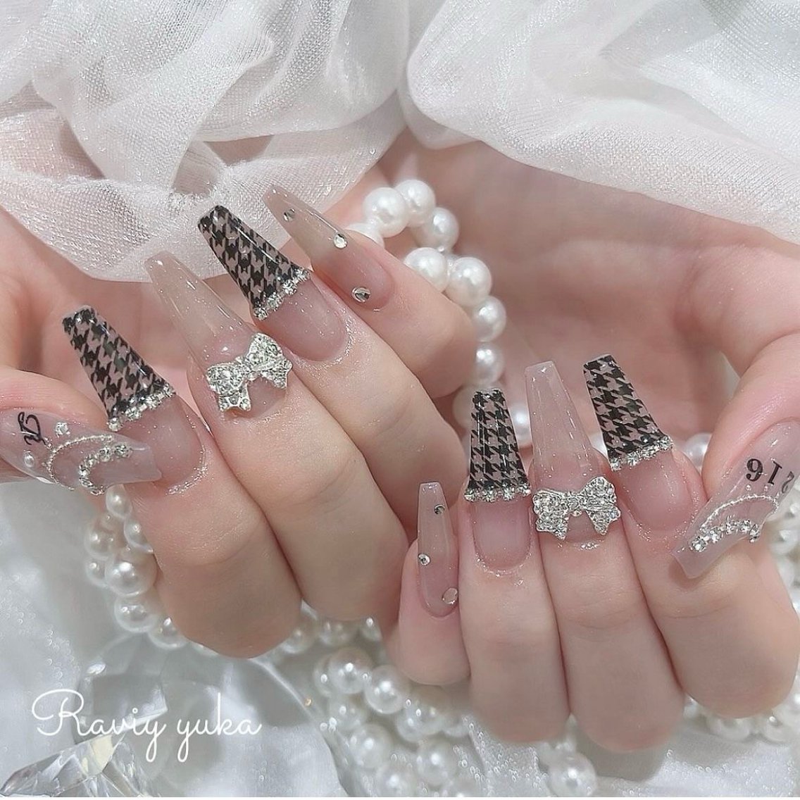 ネイル フットネイル フレンチネイル ジェルネイル 韓国ネイル マグネットネイル ハンドネイル ribbonnail salonのネイルデザイン