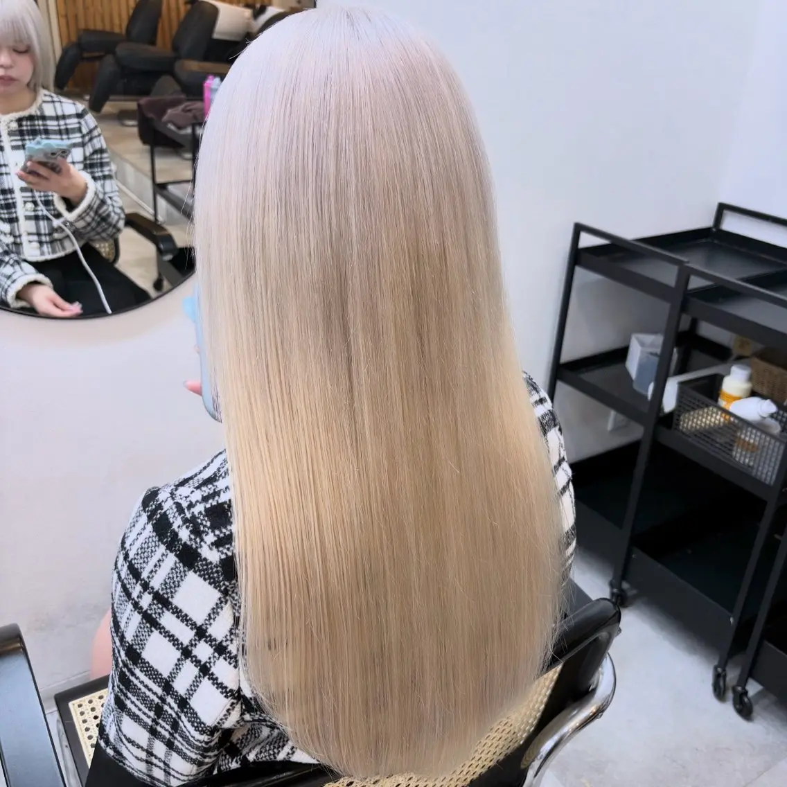 ロング カラー ヘアアレンジ エクステ ヘアカラー トリートメント ヘアセット 渋谷🩶ハイトーン 🩶FUMUのヘアスタイル