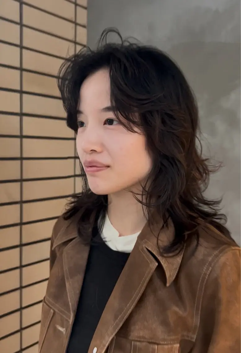 セミロング パーマ カット ヘアカラー パーマ デザインパーマ/ カット/nanaのヘアスタイル