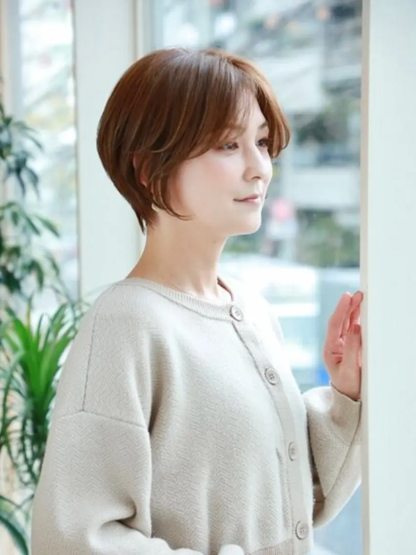 ショート カラー ショートヘア 中尾 文哉のヘアスタイル
