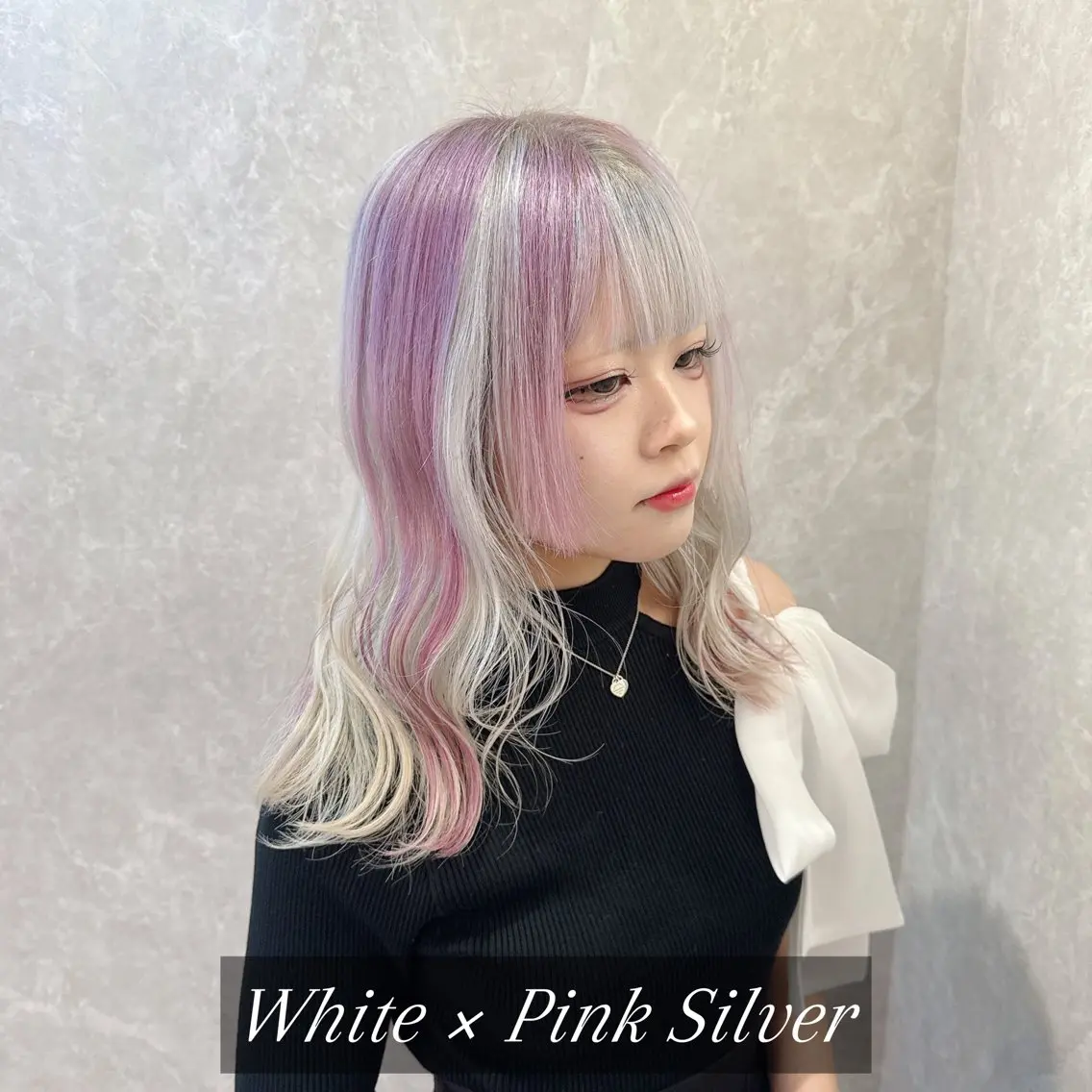 ロング カラー バレイヤージュ ブリーチ ケアブリーチ ダブルカラー イヤリングカラー ヘアカラー トリートメント ブリーチの神 KYONのその他イメージ