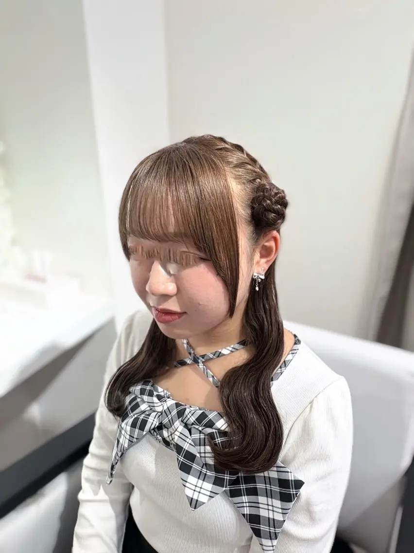 ヘアアレンジ ヘアセット ベルグロー原宿 🦋ꜱᴀᴋᴜʀᴀのヘアスタイル