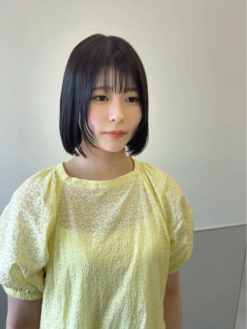 ミディアム カラー 韓国風ヘア レイヤーカット トリートメント ワンホンヘア カット ヘアカラー トリートメント 韓国ヘア🇰🇷 スズキのヘアスタイル