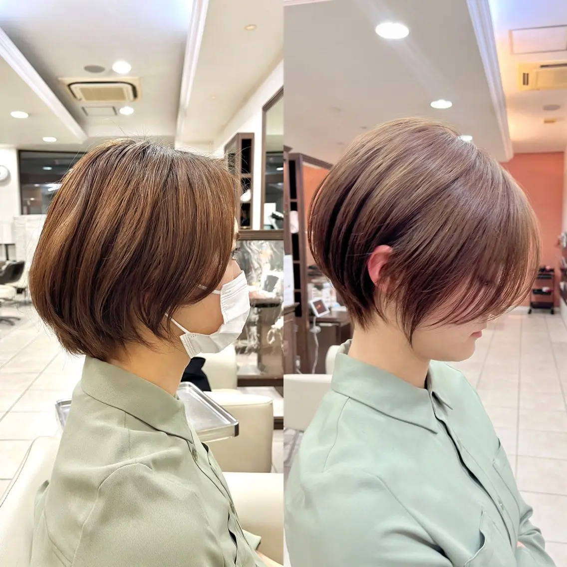 ショート カット ヘアカラー トリートメント ✨髪質改善・縮毛矯正 専門美容室マーベルのヘアスタイル