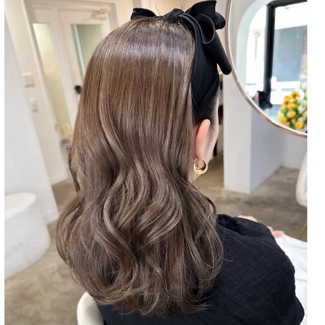 🎀11月限定🎀ブリーチなしダブルカラー+前髪カット+水光トリートメント🫧の写真