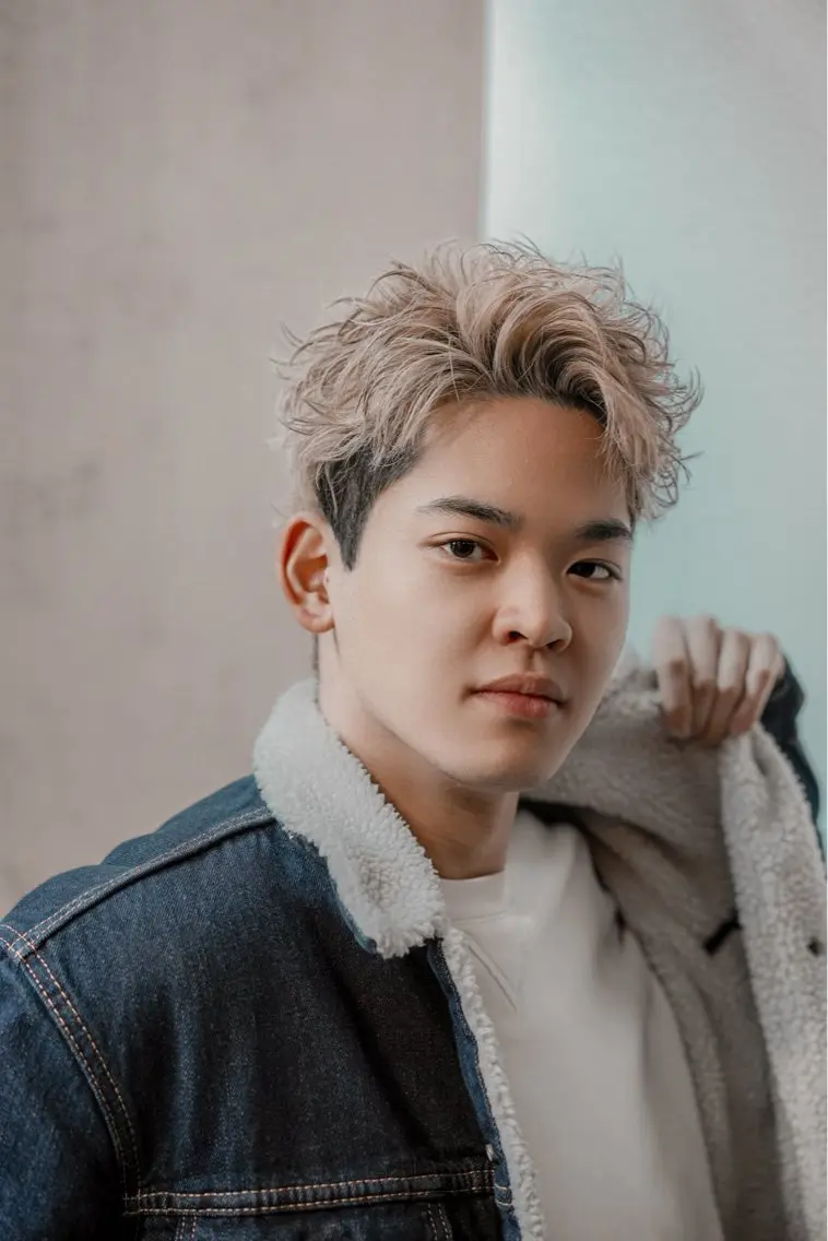 メンズヘアセットの写真