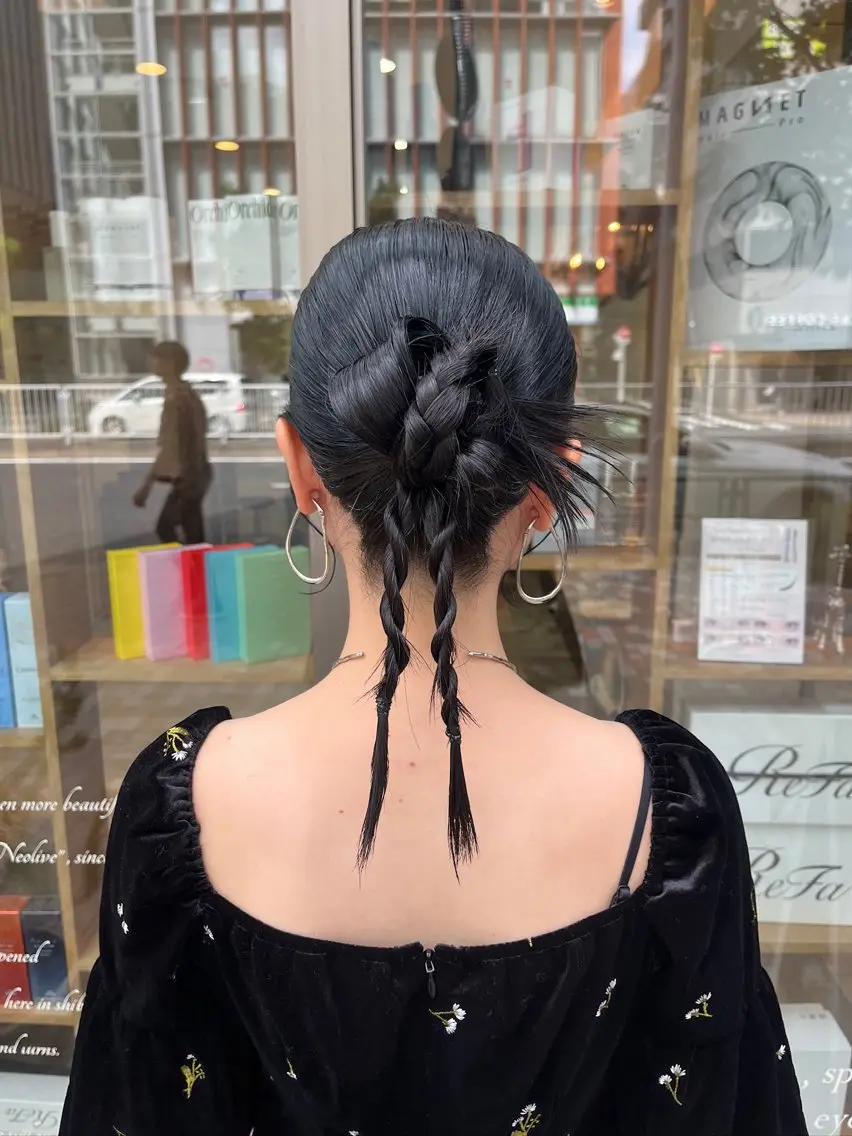 ヘアアレンジ Miwa🦋渋谷/透 明感カラー/韓国ヘアのヘアスタイル