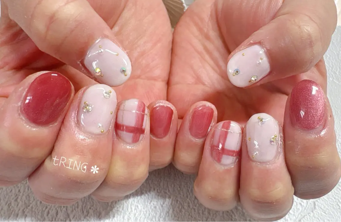 ネイル ハンドネイル tRING* しいの木台のネイルデザイン