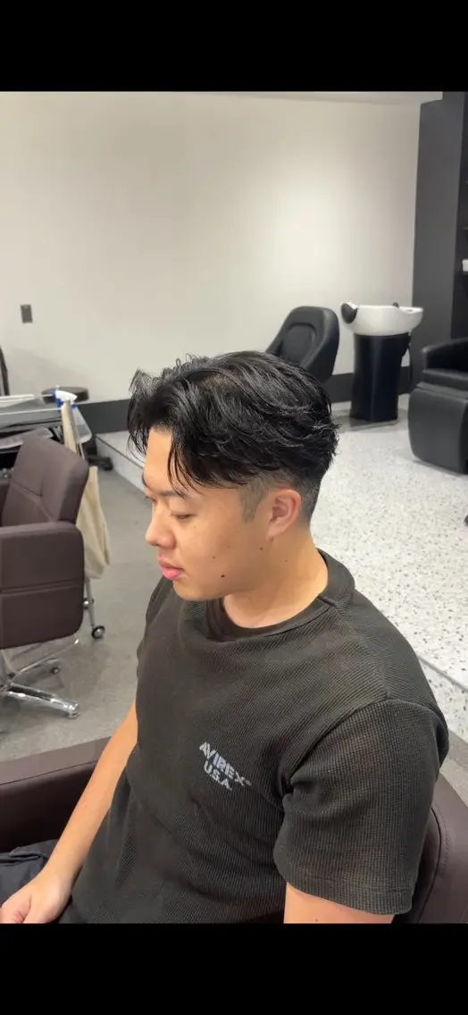 パーマ メンズ カット パーマ 望月 あんなのヘアスタイル