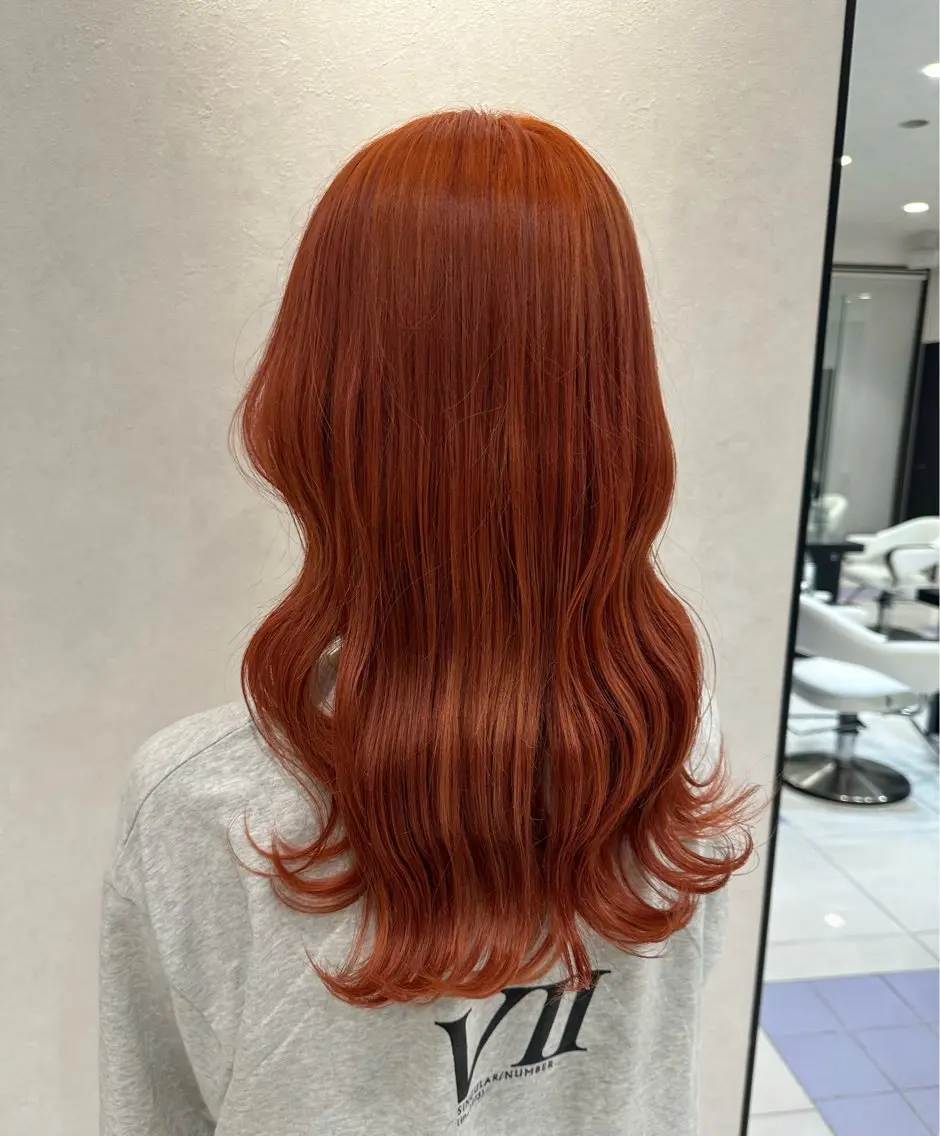 セミロング 上村 菜月のヘアスタイル