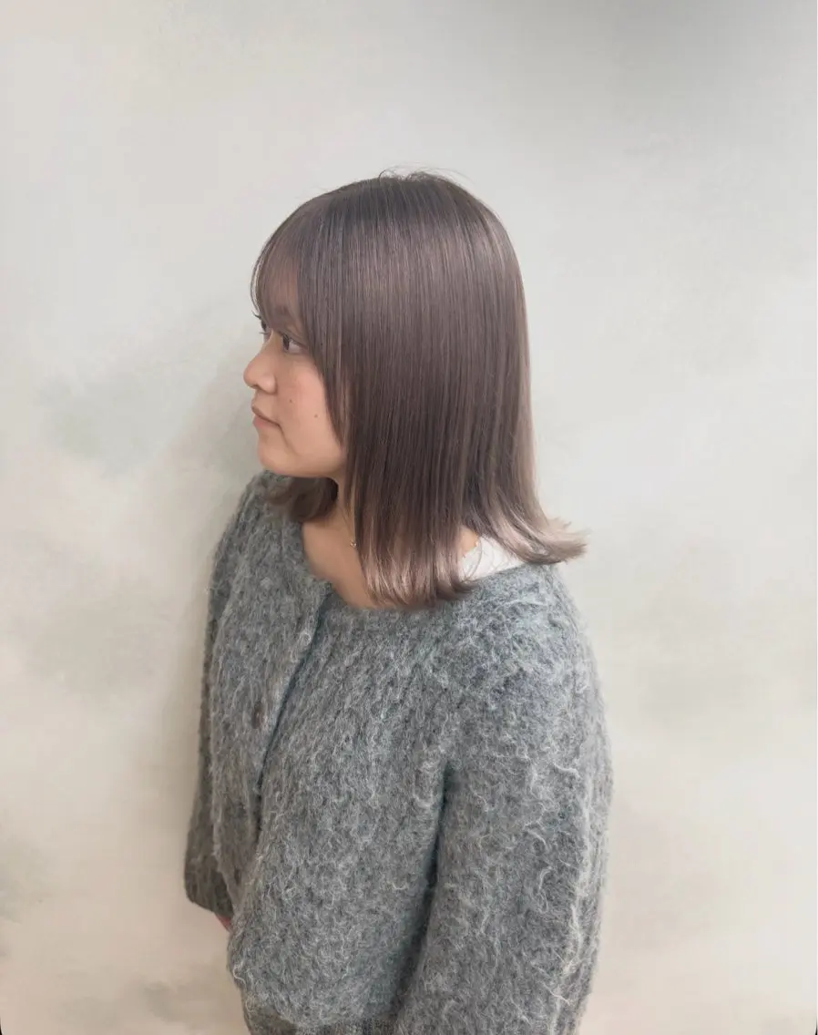 【ご新規様限定】秋冬暖色🍁ブリーチカラー＋カット＋カシミヤトリートメントの写真