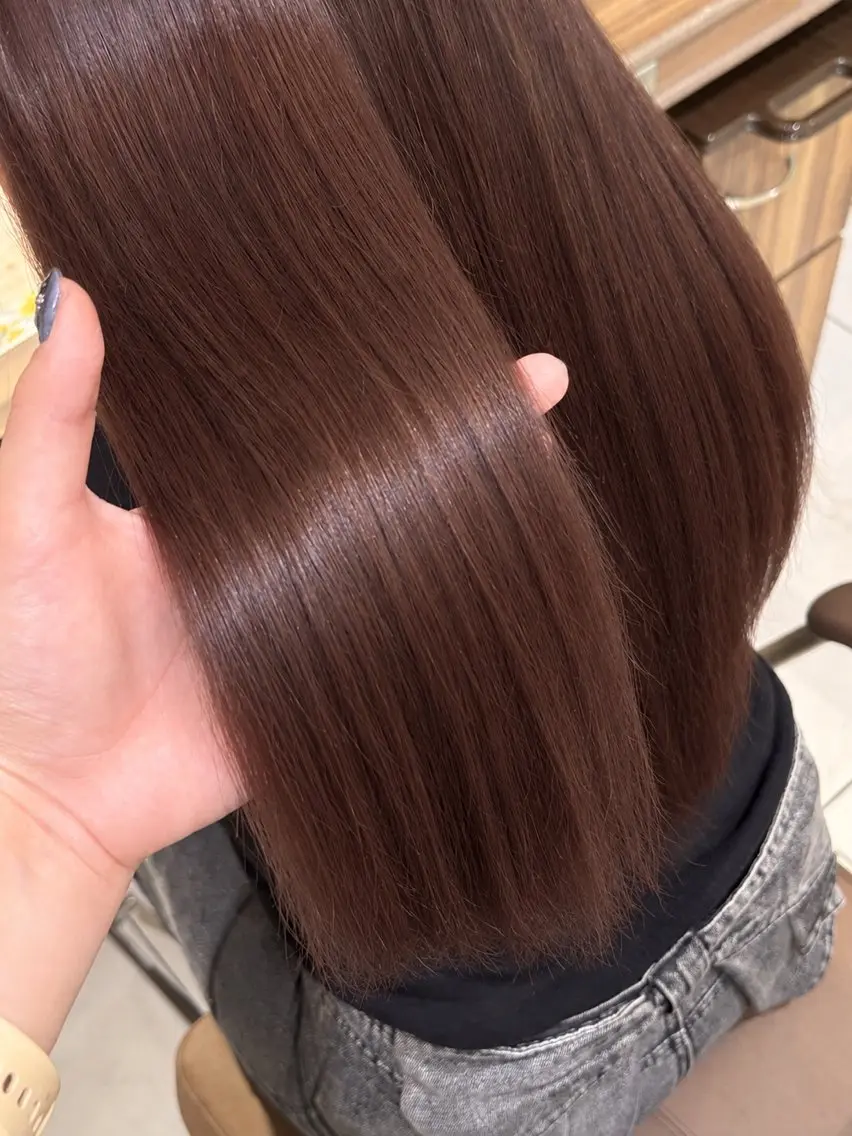 ロング ヘアカラー トリートメント Ash桜新町 きあらのヘアスタイル