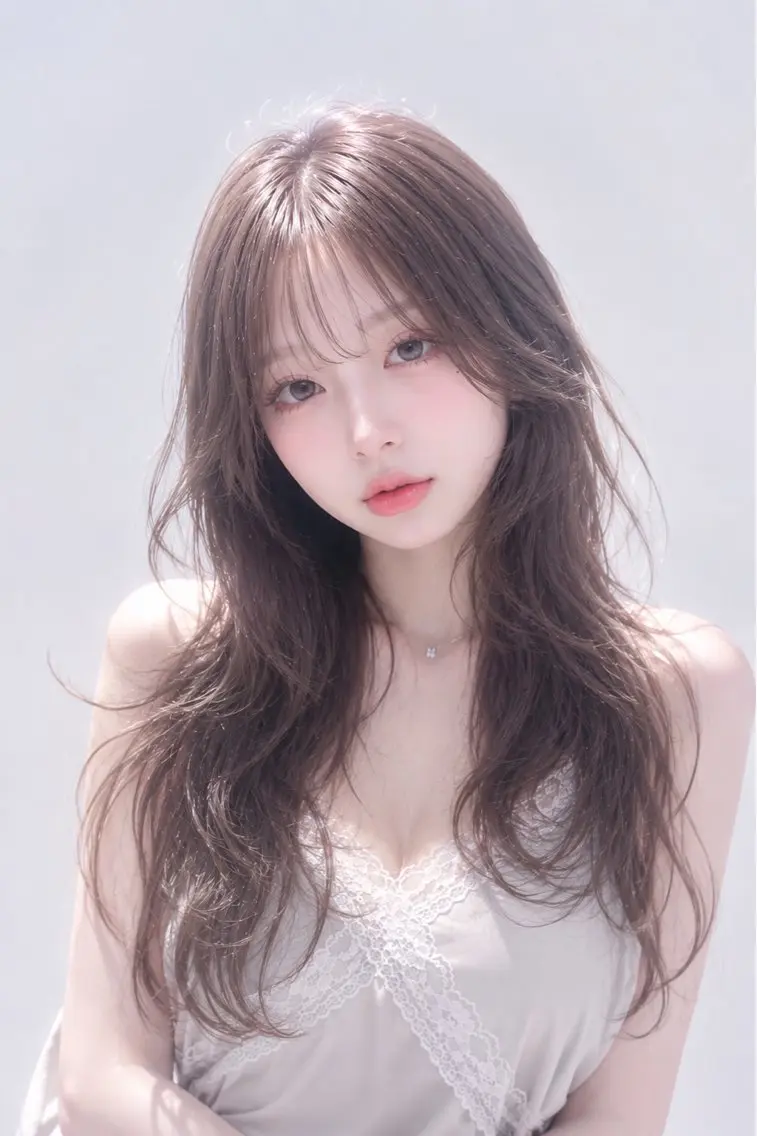 【本日限定‼️直前割✨️】うる艶ワンカラー➕オリジナルトリートメント➕コテ巻きスタイリング💕🎀‪💗の写真
