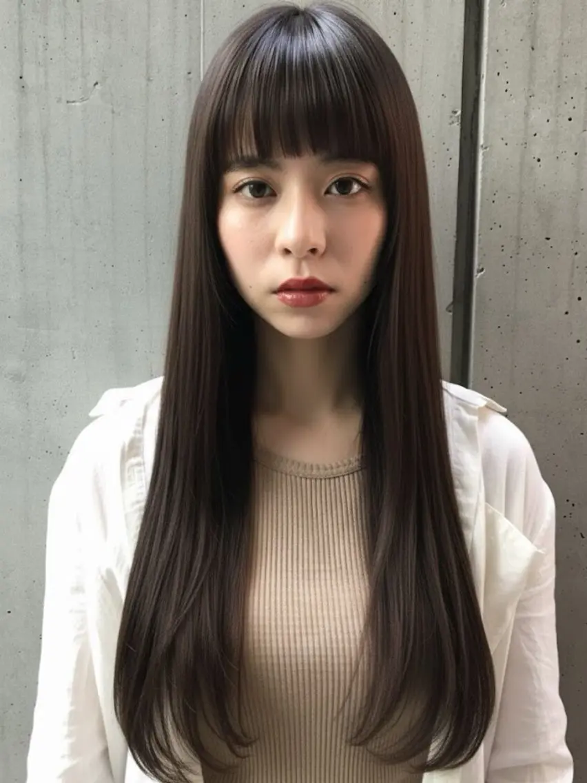 【🌸縮毛矯正🌸¥2200】 🉐トリートメントサービス🤩 ※注意事項補足※黒染め・ブリーチ履歴の方❌の写真