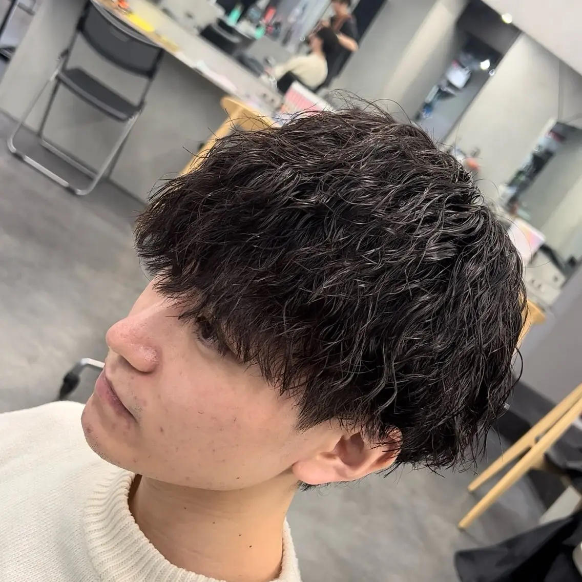 ショート パーマ メンズ メンズパーマ 松下 友希 【fifth】のヘアスタイル