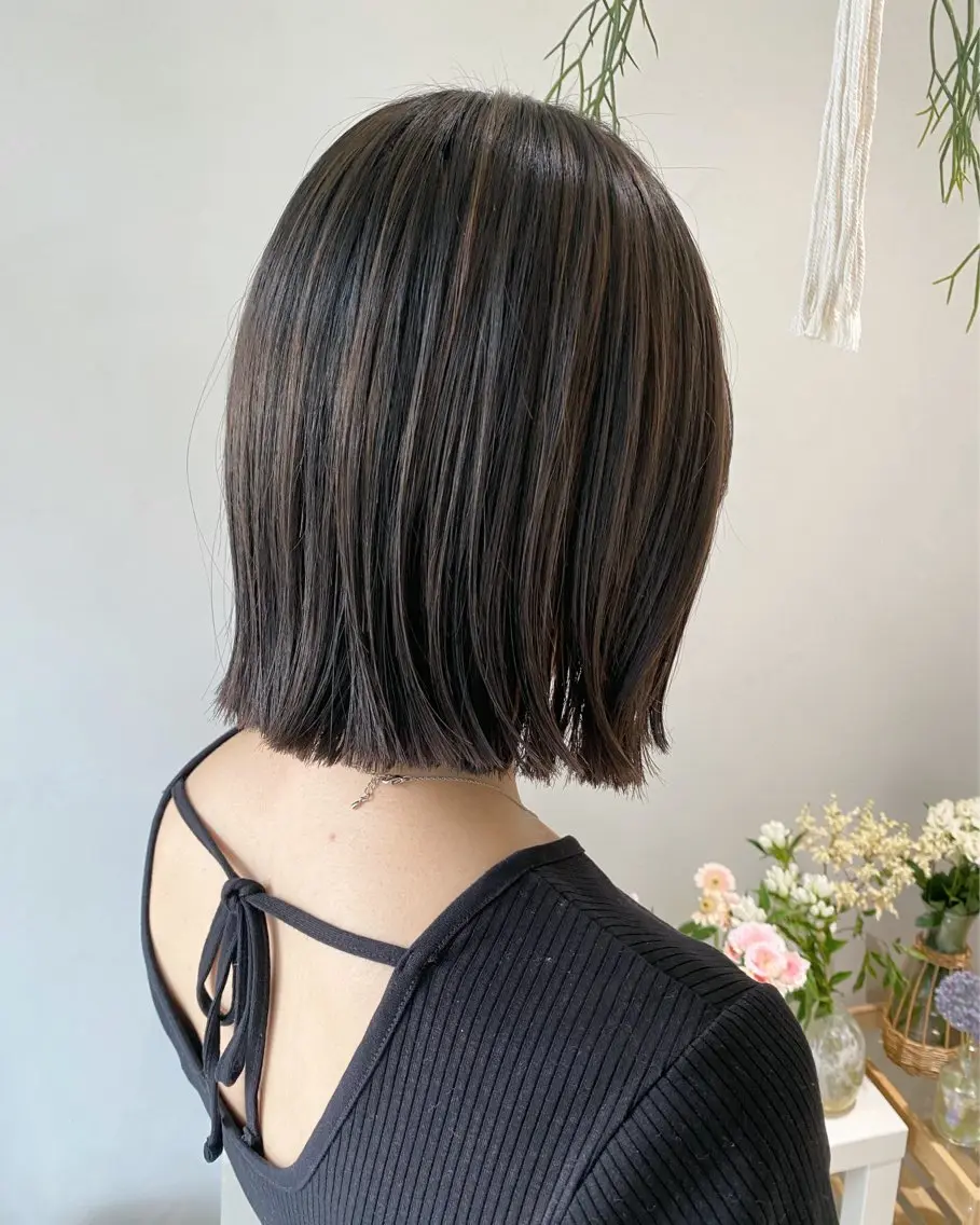 ショート ハイライト カット ヘアカラー トリートメント 🪻花屋併設🪻秀島 有紀のヘアスタイル