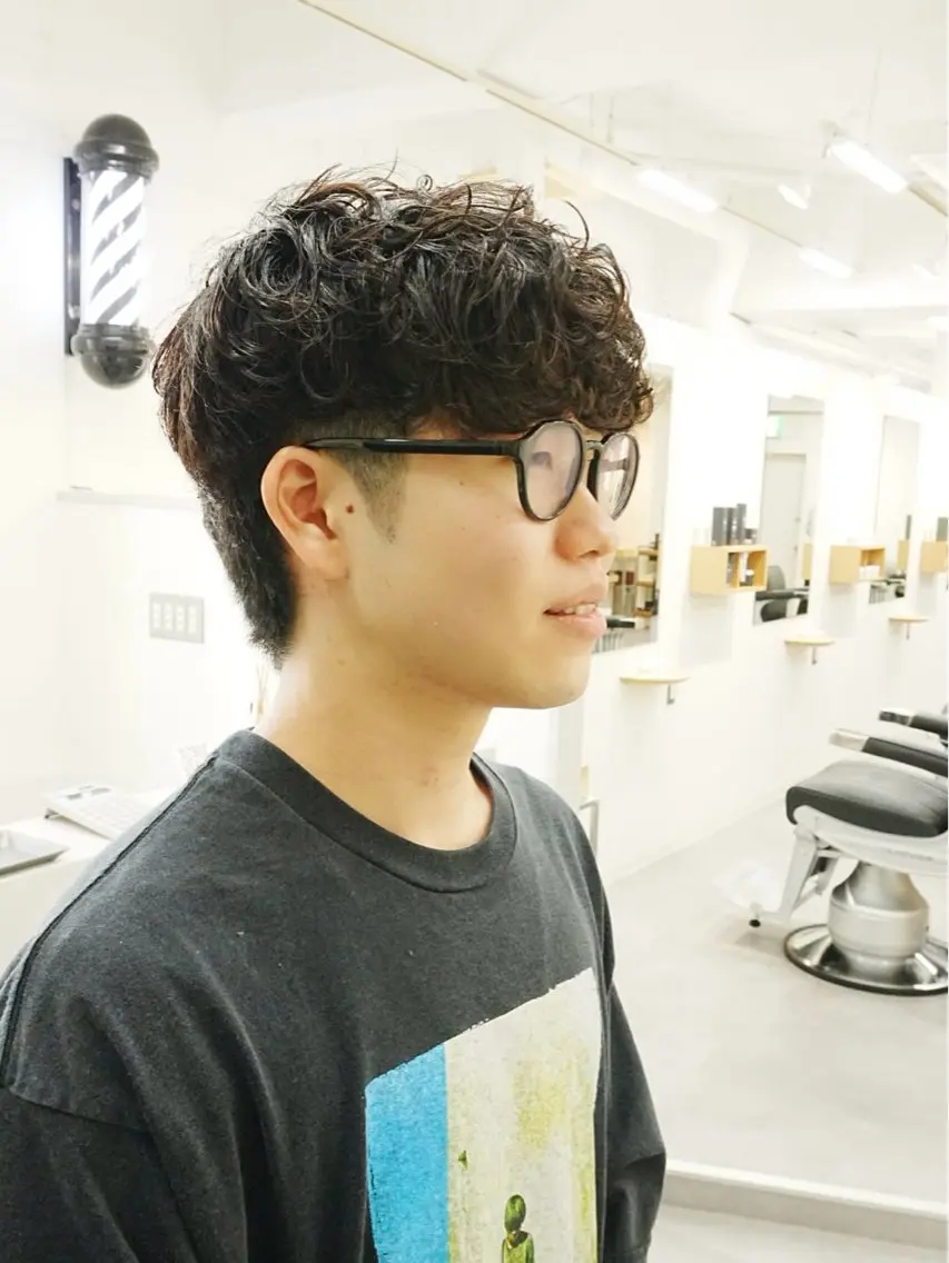 ミディアム パーマ カット パーマ BRYD  東京 細谷のヘアスタイル