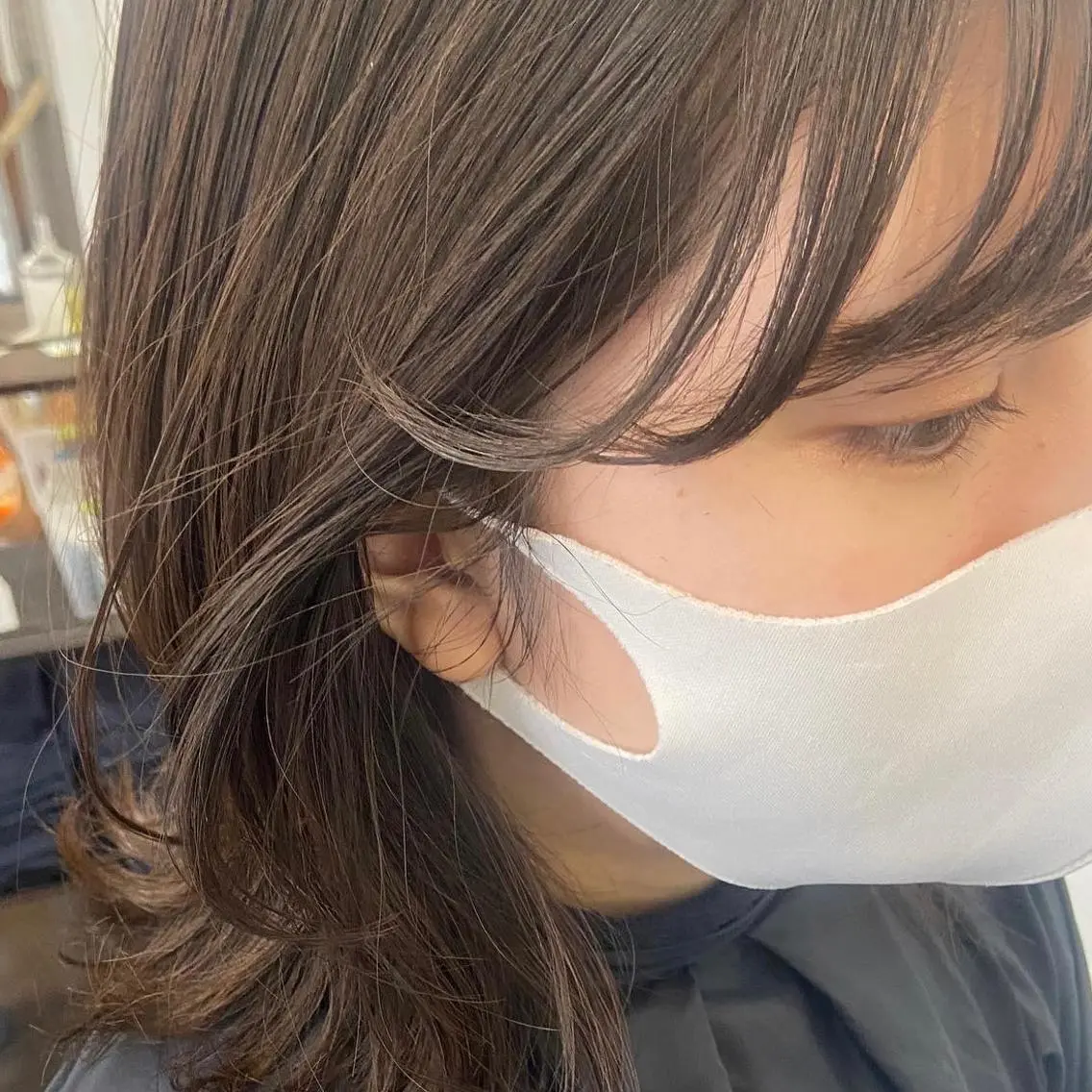 セミロング カラー パーマ ヘアアレンジ メンズ キッズ ネイル マツエク・マツパ アイブロウ メンズブリーチ メンズハイライト メンズインナーカラー メンズ韓国風 ブリーチ 久木原 ゆりのヘアスタイル