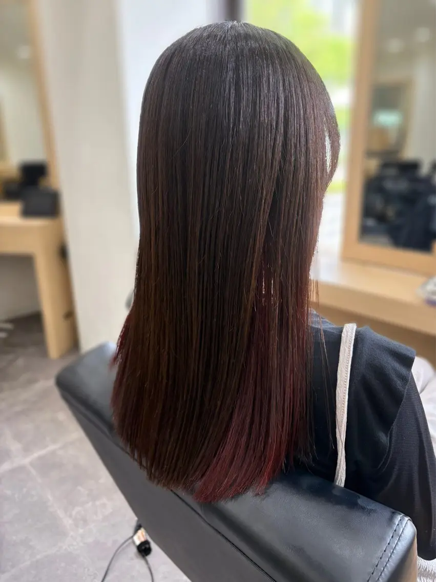 セミロング カット ヘアカラー トリートメント (kakko )のヘアスタイル