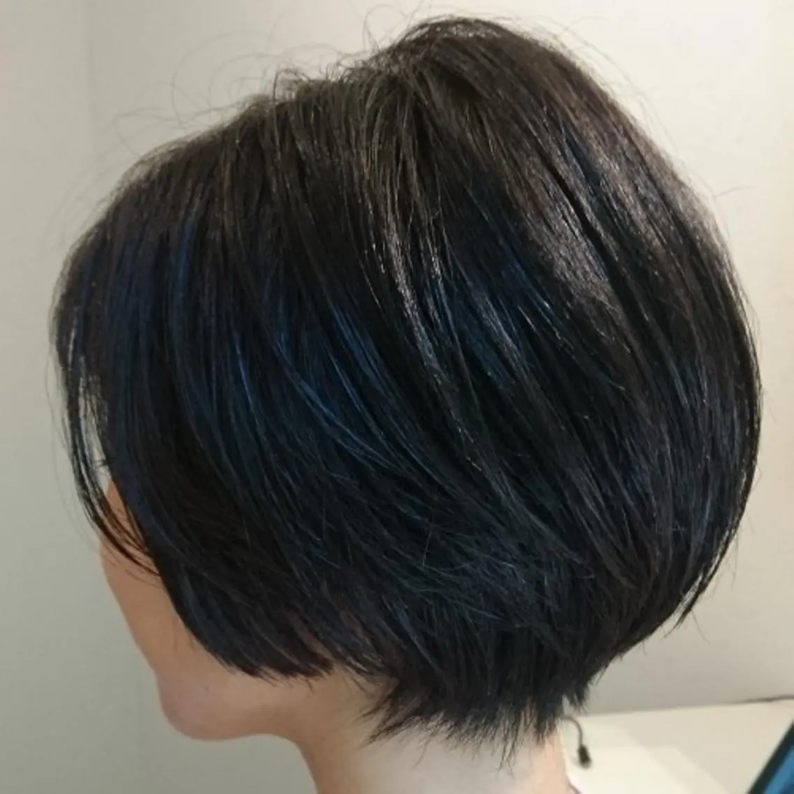 ショート カラー ショートボブ 黒髪 ボブ ショートヘア カット 忙しい大人向け ショート✨️井上雄輝のヘアスタイル