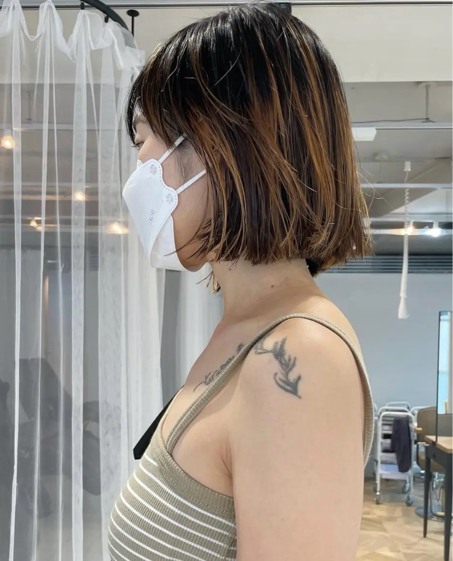 カラー かがやしづ ⭐️カラーモデルのヘアスタイル