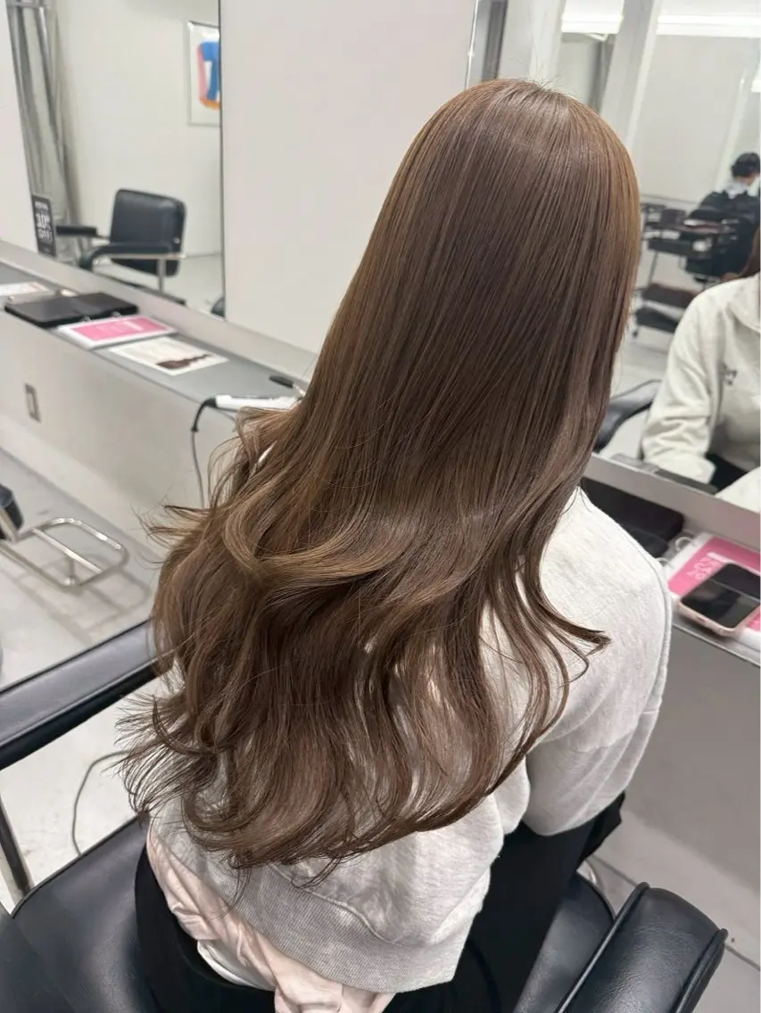 ロング カラー カラーモデル募集中/ 新潟万代/ミユウ🩵のヘアスタイル