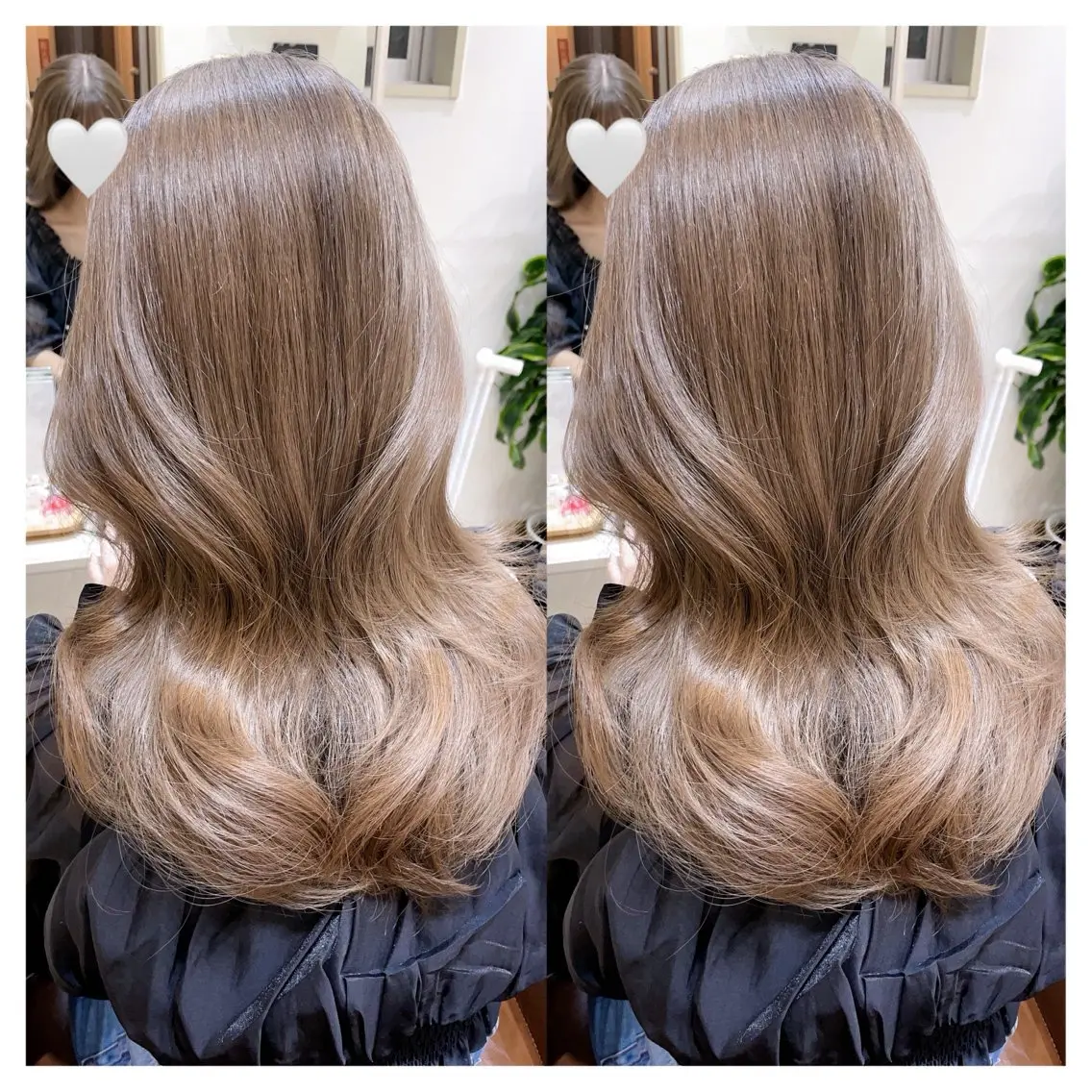 セミロング カラー カット ヘアカラー トリートメント 村山 茉衣のヘアスタイル