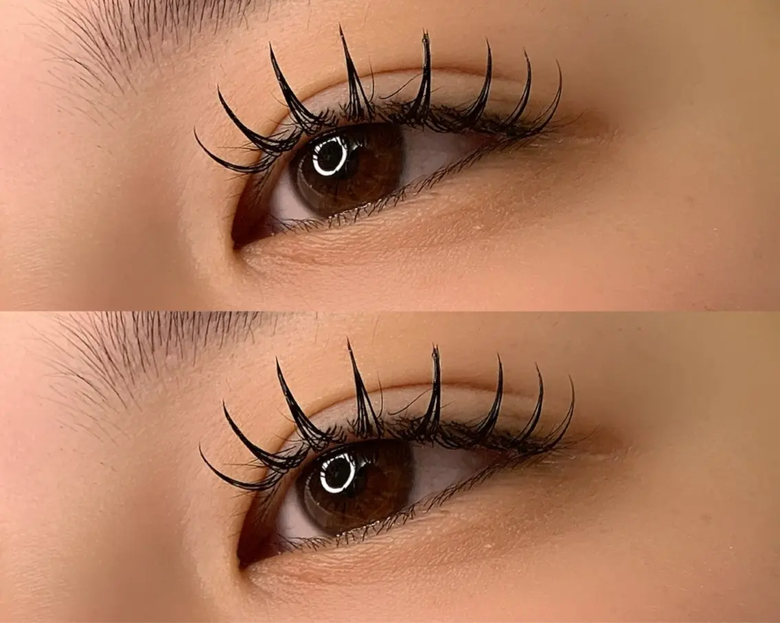 マツエク・マツパ フラットラッシュ Eyelash Salon IROのマツエク・マツパデザイン