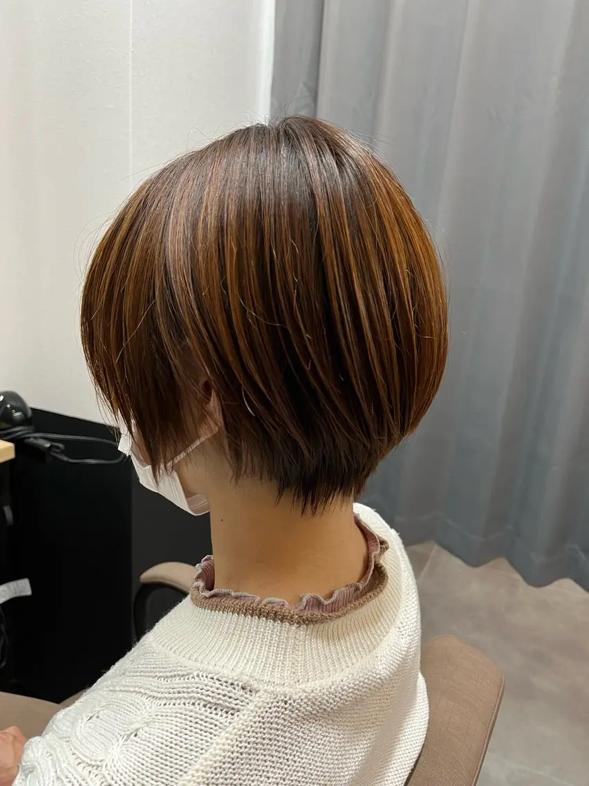 ショート カット ヘアカラー トリートメント TELAHAIR 副代表 石川篤史のヘアスタイル