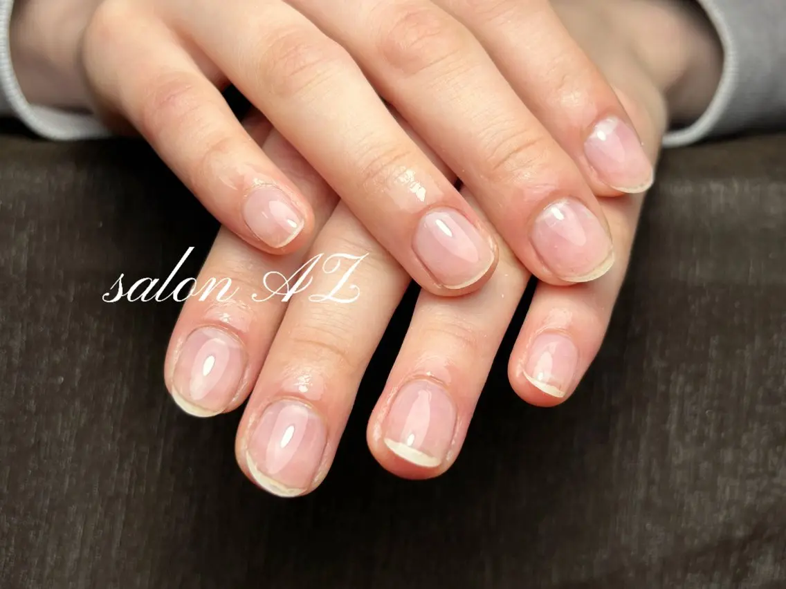 ネイル クリアネイル ジェルネイル salon AZのネイルデザイン