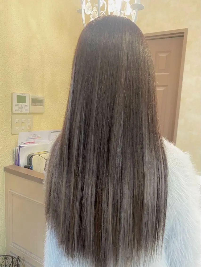 ロング ヘアアレンジ シールエクステ エクステ レイヤーカット カット エクステ MagicMush ✴︎シールエクステのヘアスタイル