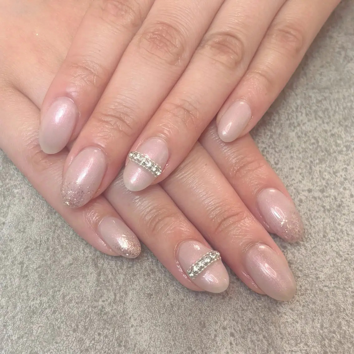 ネイル ラメ(グリッター) ハンドネイル nailroom DIASOMNIAのネイルデザイン