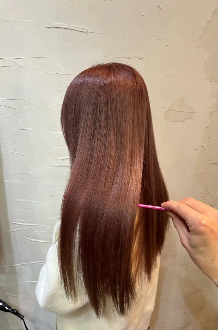 🧸ダメージ軽減&艶感アップ🧸カット+ケアフルカラー+ハホニコ3STEPトリートメントの写真
