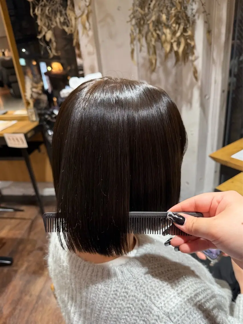 ショート カラー グレージュ オリーブグレージュ オリーブグレー オレンジ カット ヘアカラー 髪質改善/韓国風 🦕ＡＫＡＲＩ🩵のヘアスタイル