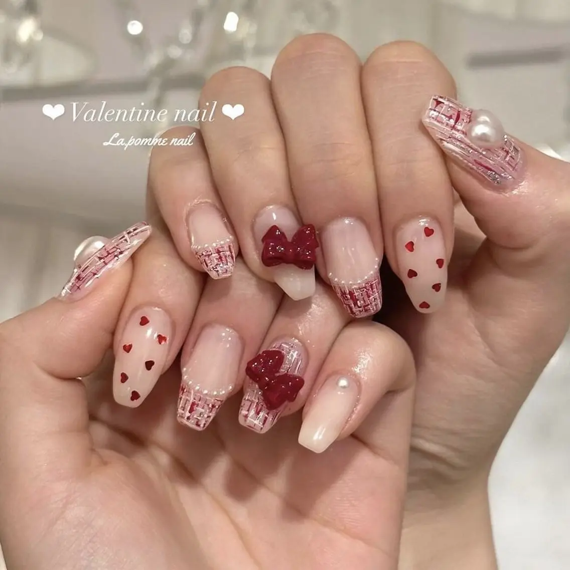 ネイル グラデーション ラメ(グリッター) マグネットネイル ミラーネイル ニュアンスネイル ハンドネイル Lumi de nailsのネイルデザイン