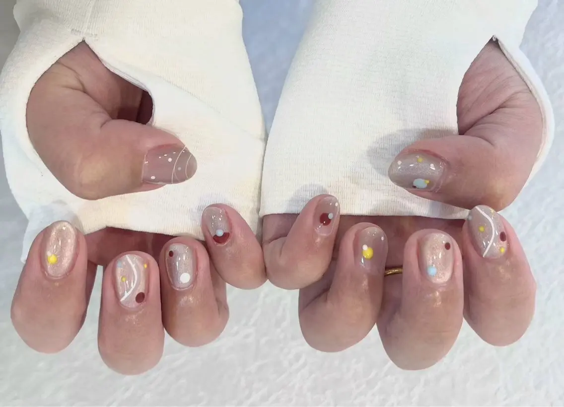 ネイル アートネイル フラワーネイル フットネイル ジェルネイル マグネットネイル Babarla Nailのネイルデザイン