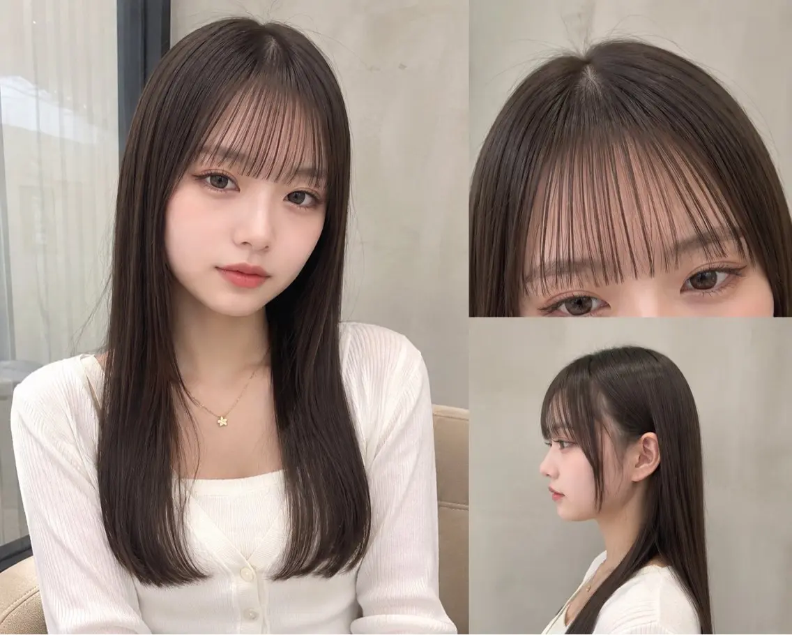 🧩ミニモ限定🧩前髪ポイントストレート➕1stepトリートメントの写真