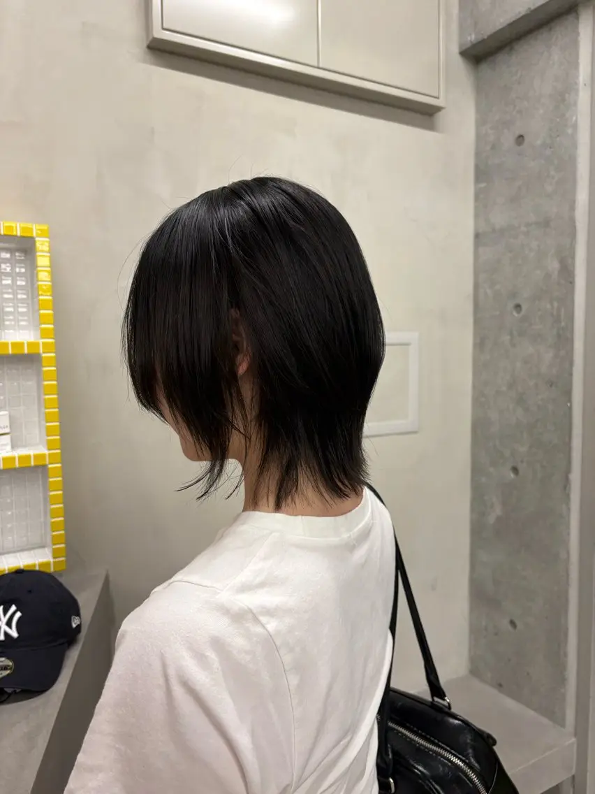 ミディアム ミディアムレイヤー 韓国風ヘア レイヤーカット カット ヘアカラー トリートメント トレンドカラー🥣／ ヘアアレンジ✩.*˚のヘアスタイル