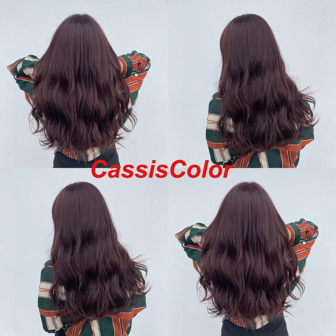 カラー カシス レッドカラー ヘアカラー トリートメント 水戸/ブリーチカラー ♠️♠️會澤遼真のヘアスタイル